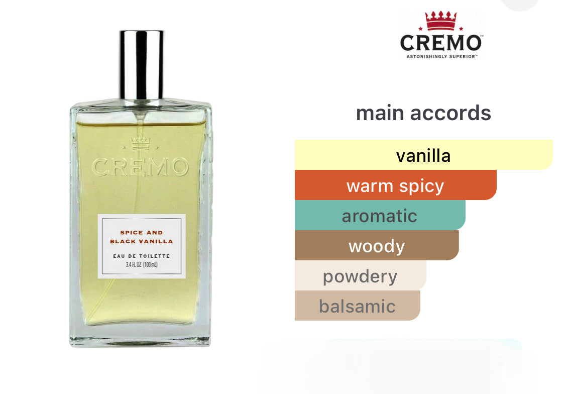 Cremo Spice & Black Vanilla EDT